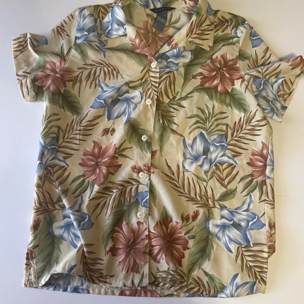 Title koret tropical floral button